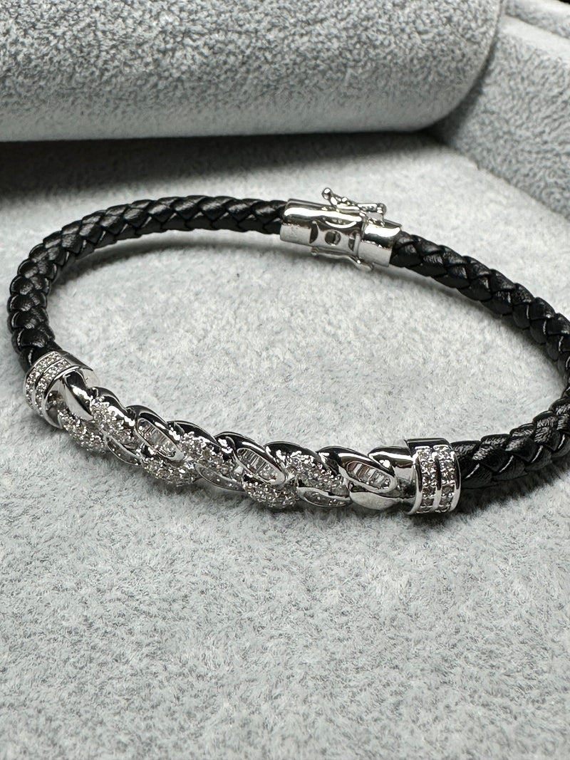 Cuban Leather Bracelet