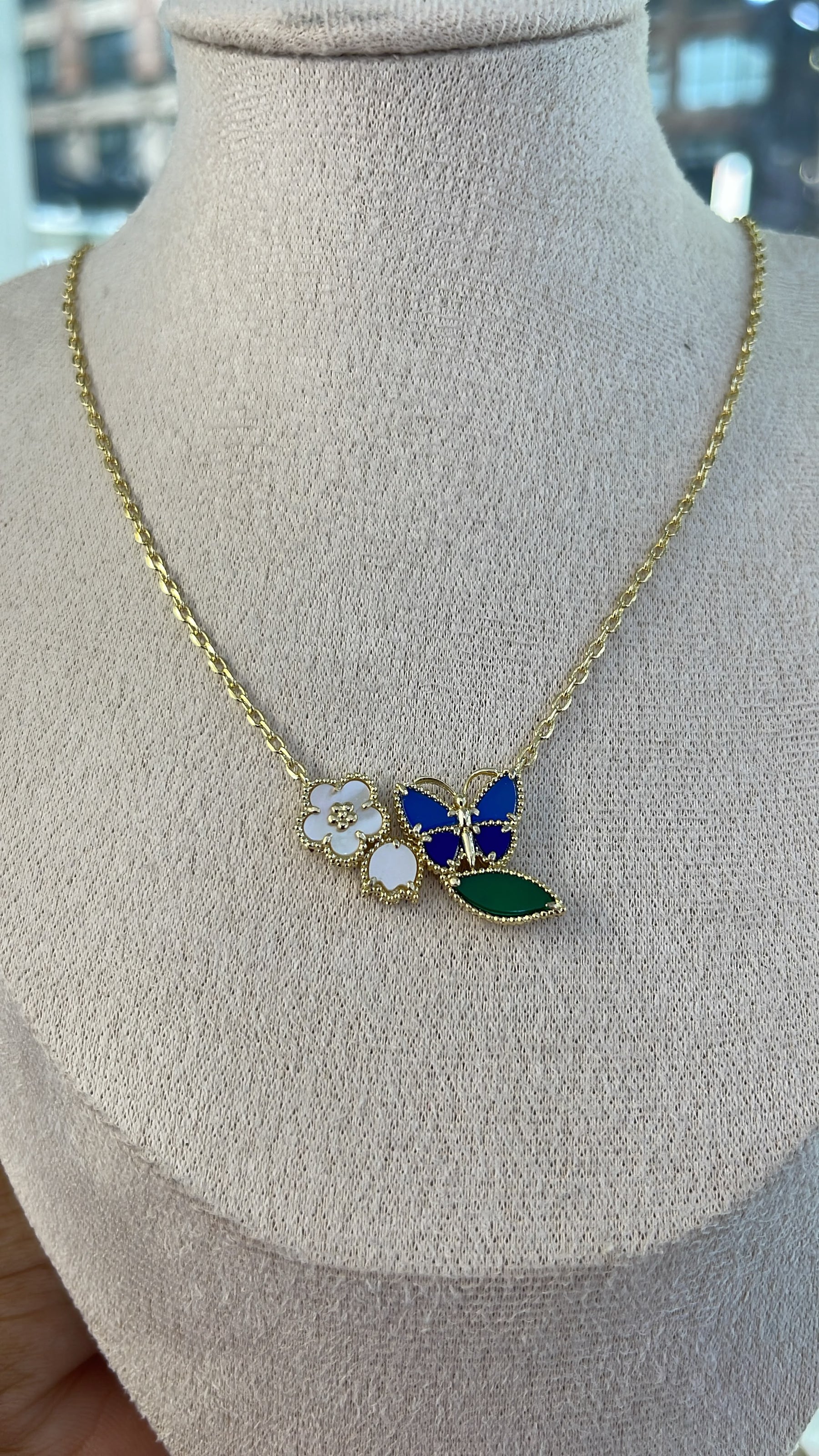 Butterfly Garden Necklace