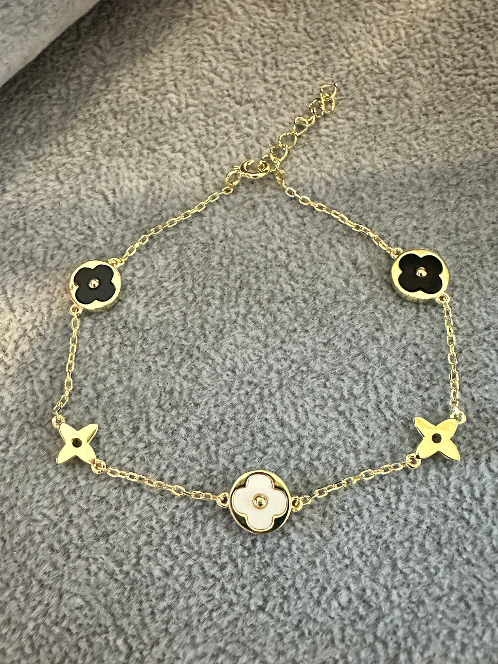 Black And White Lulu Bracelet