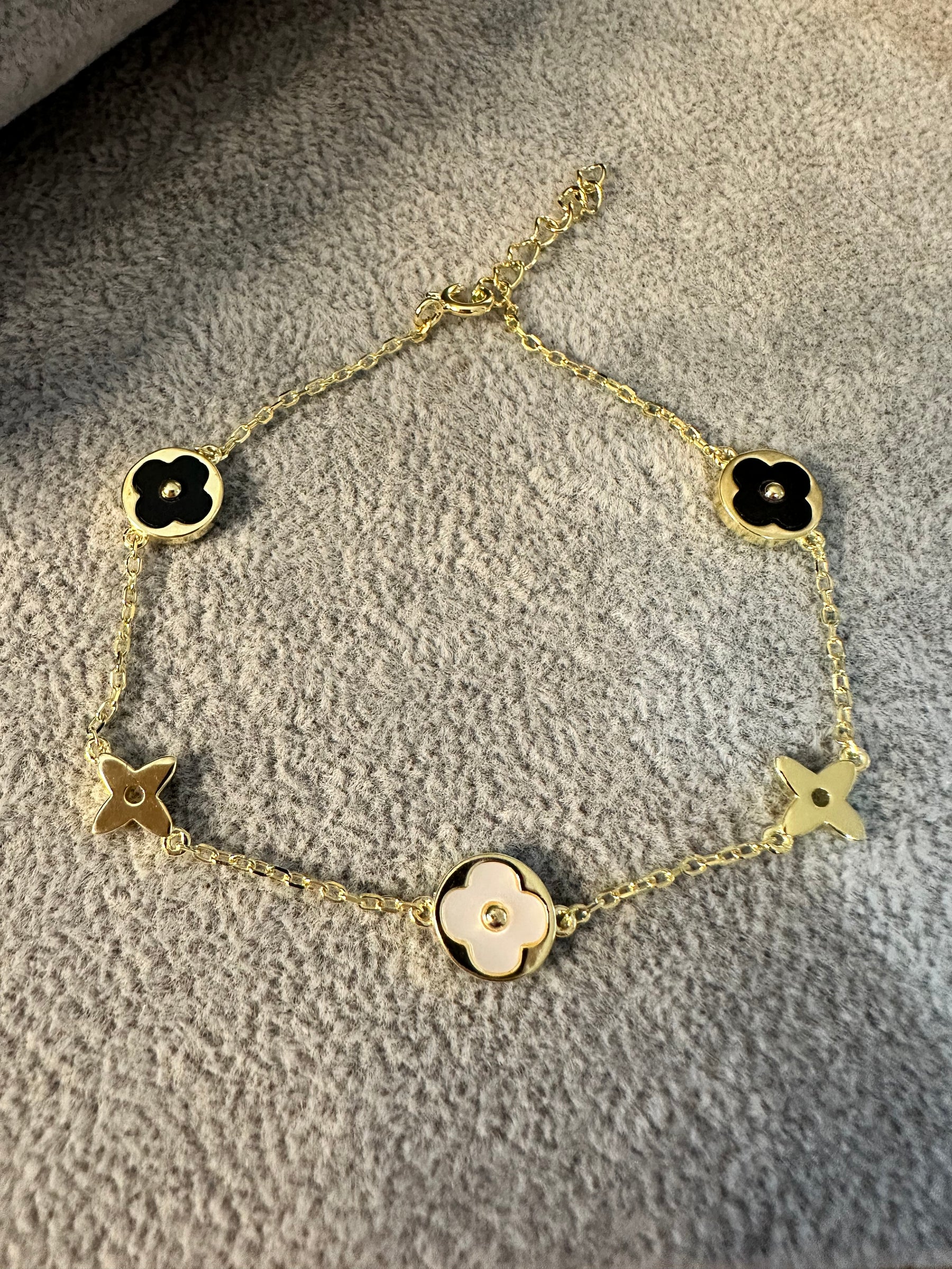 Black And White Lulu Bracelet