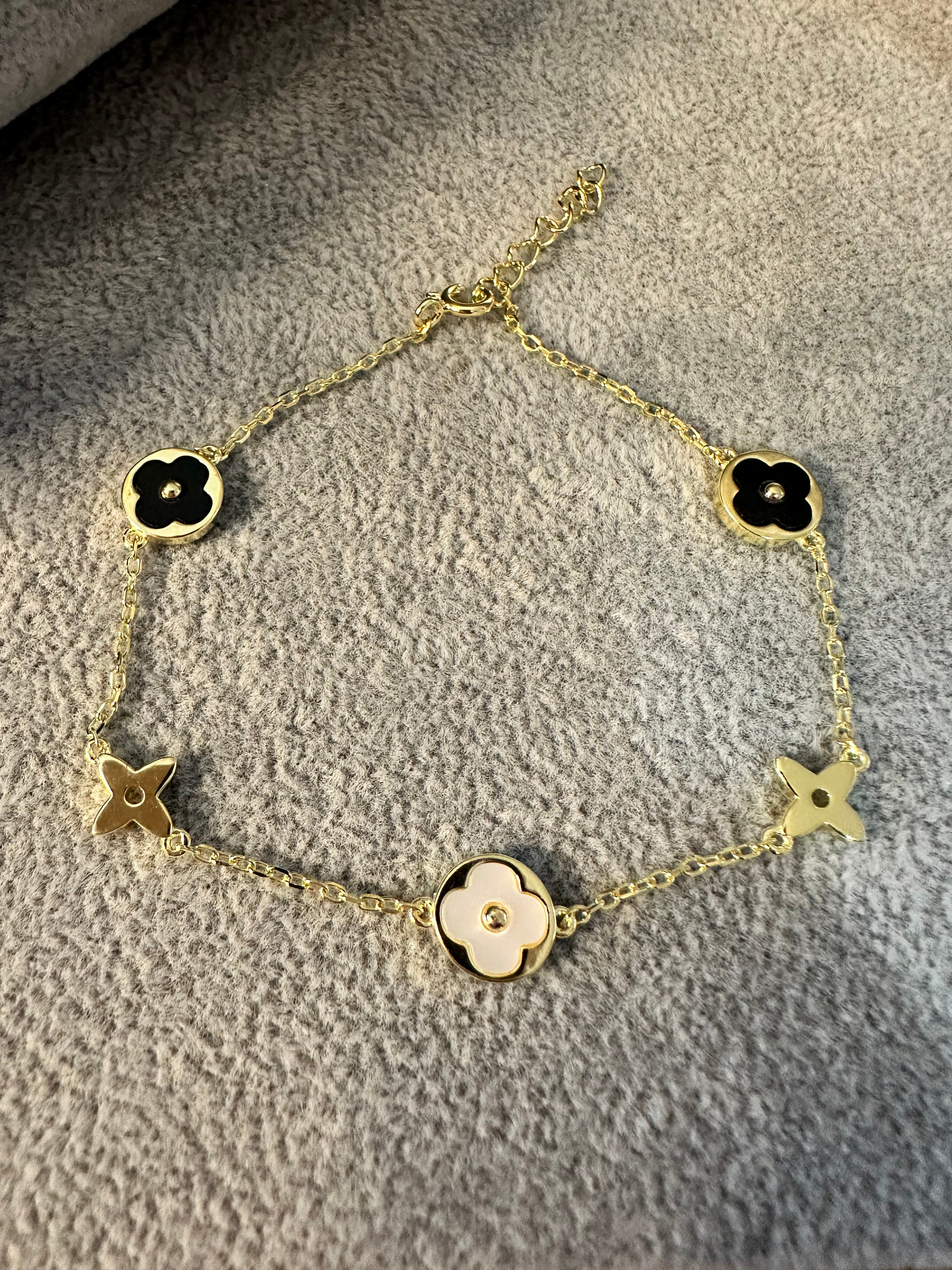 Black And White Lulu Bracelet