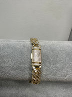 Clover Cuban Link Bracelet