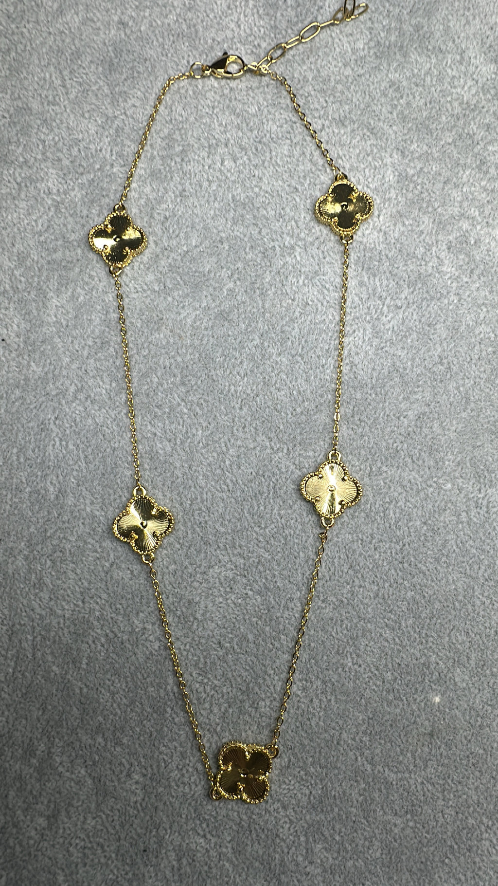 Golden Clover Necklace
