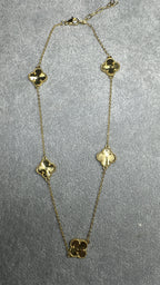 Golden Clover Necklace
