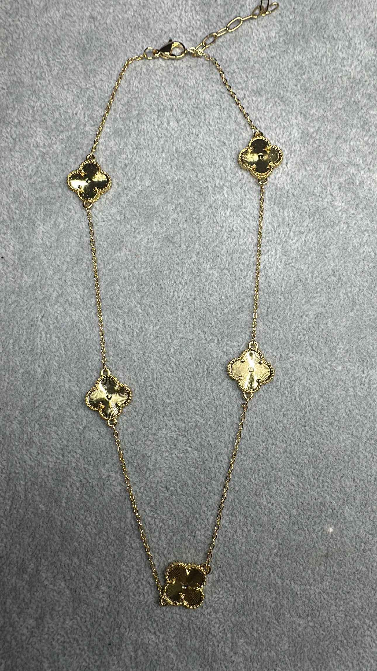 Golden Clover Necklace