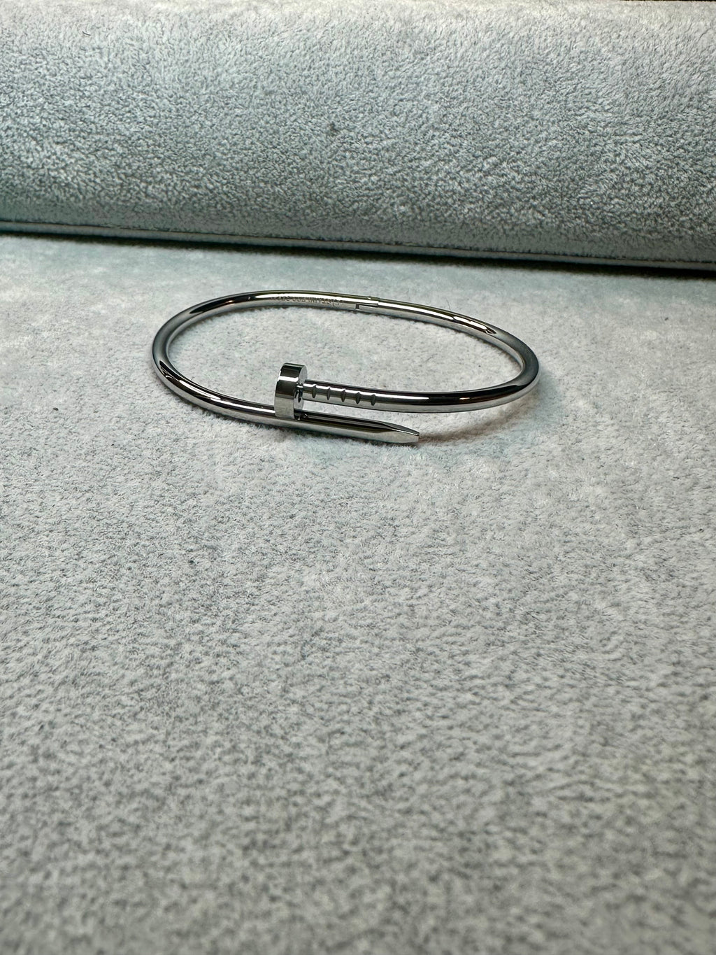 Classic Silver Nail Bracelet
