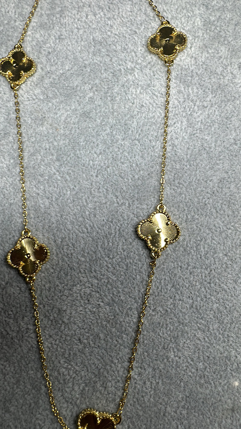 Golden Clover Necklace