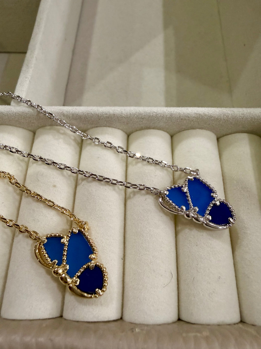 Azure Butterfly Necklace