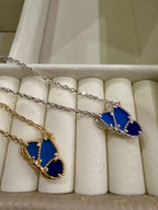 Azure Butterfly Necklace