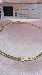 Golden Hamsa Anklet
