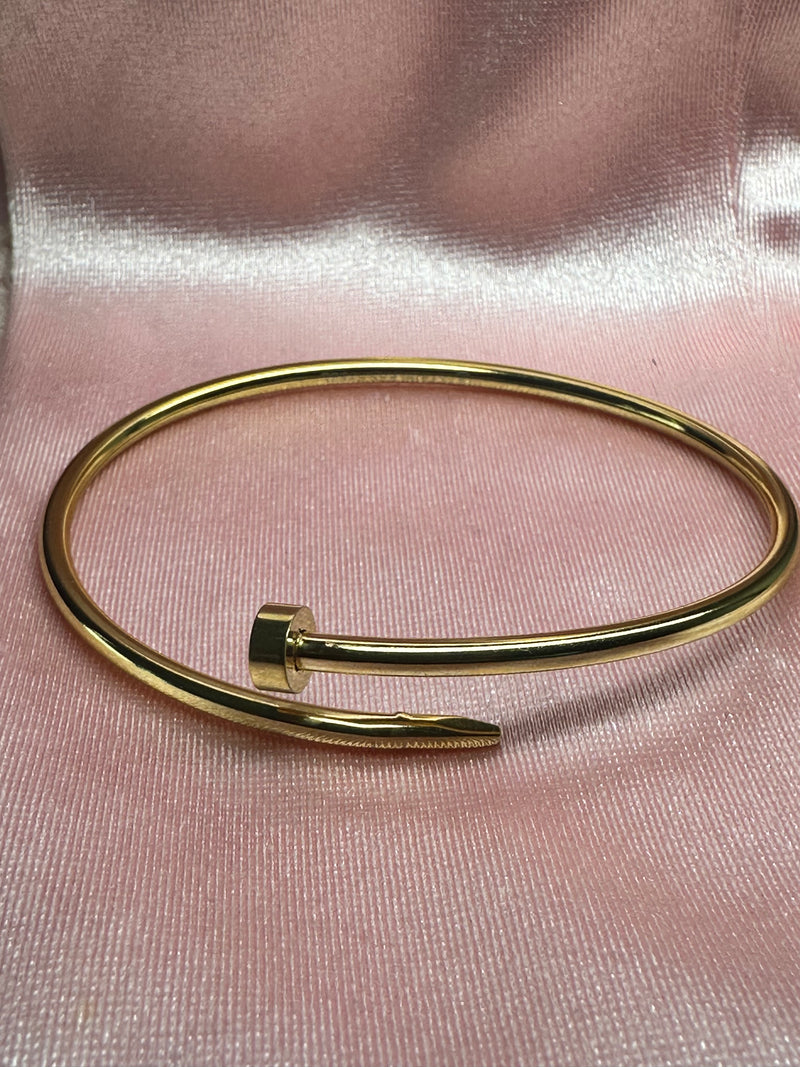 Thin Nail Bracelet