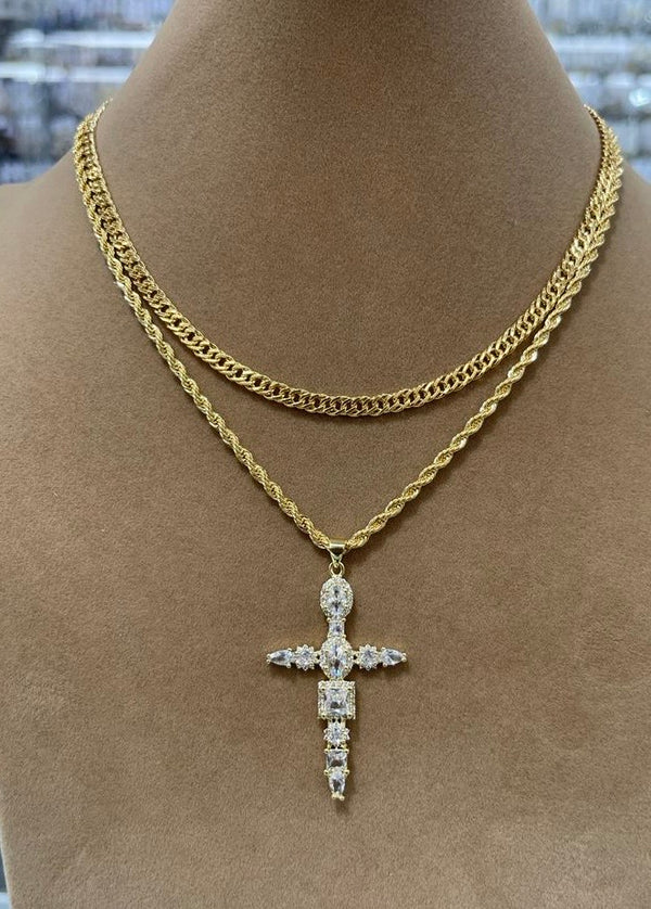 Cross Rope Set Chain