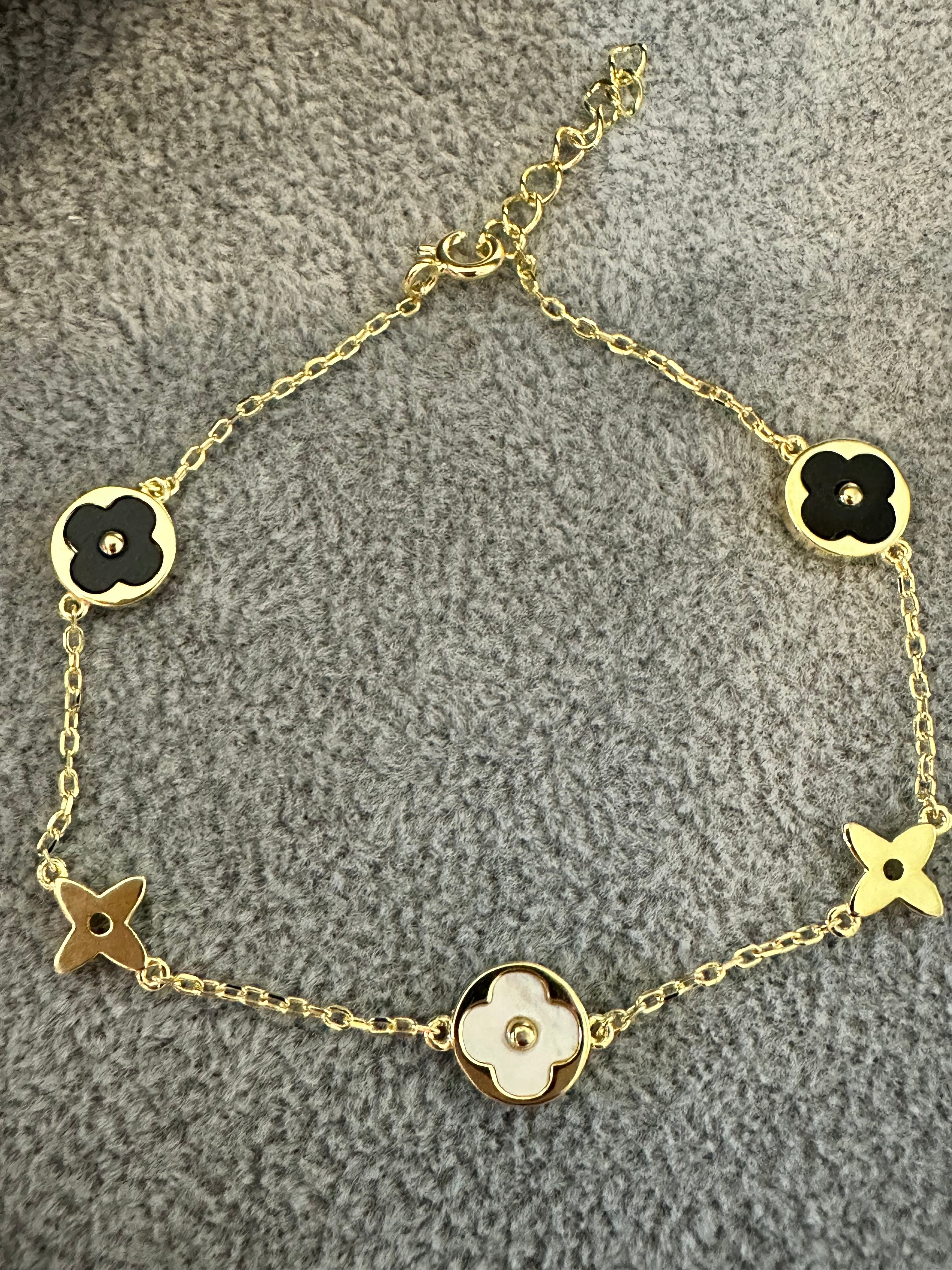 Black And White Lulu Bracelet