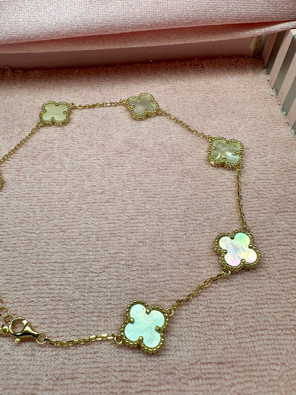 White Clover Anklet