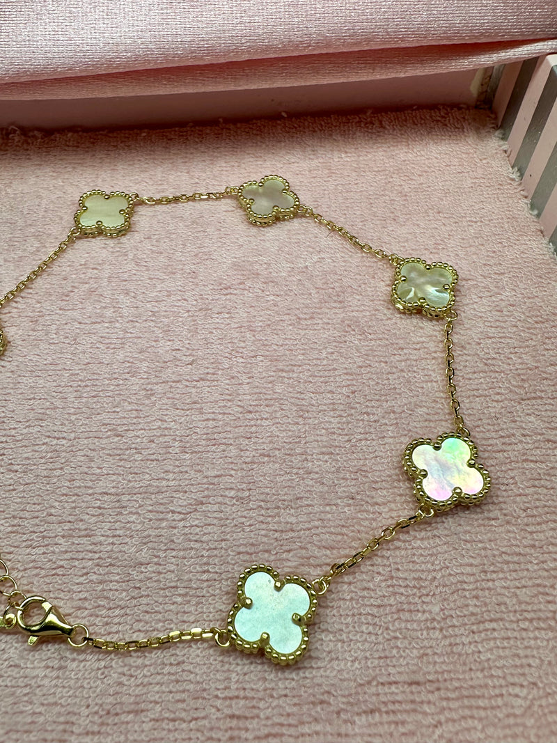 White Clover Anklet