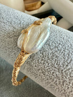 Chunky Baroque Pearl Bracelet (small Pearl)