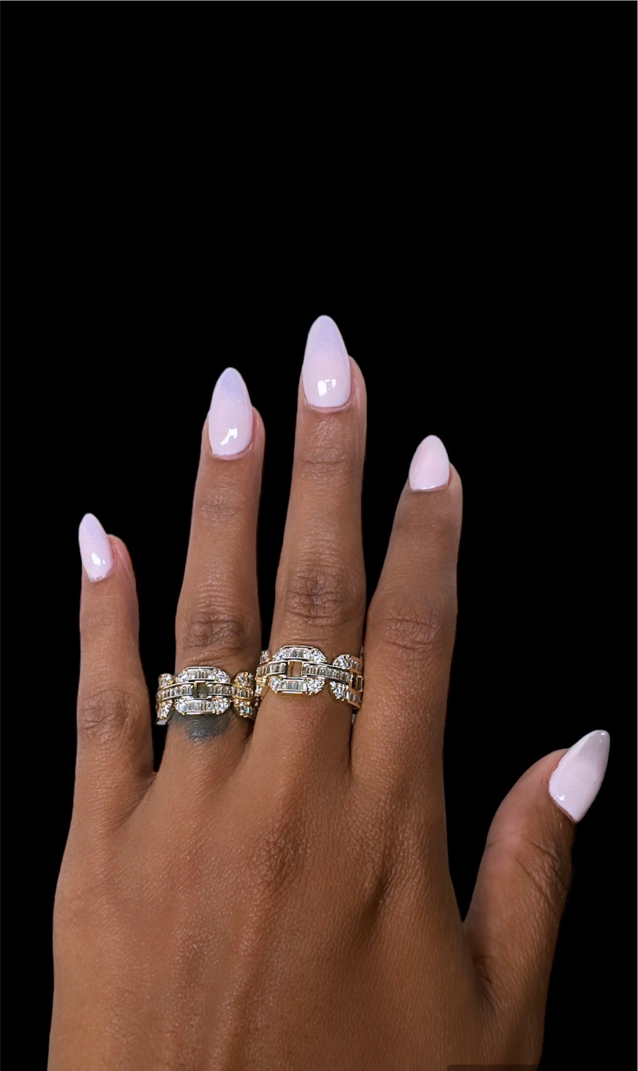 King Baguette Ring