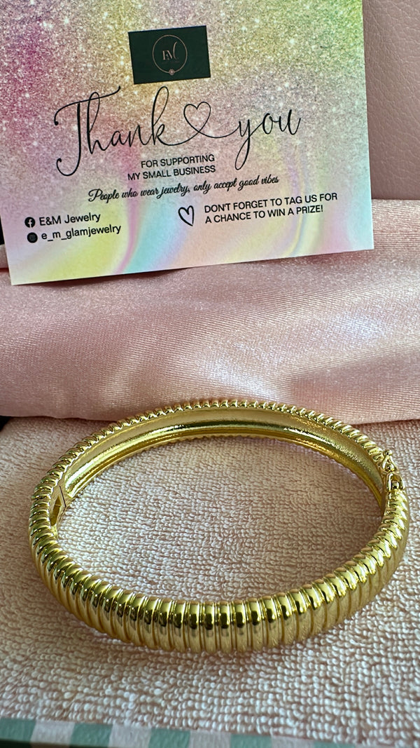 Snail Bangle Bracelet