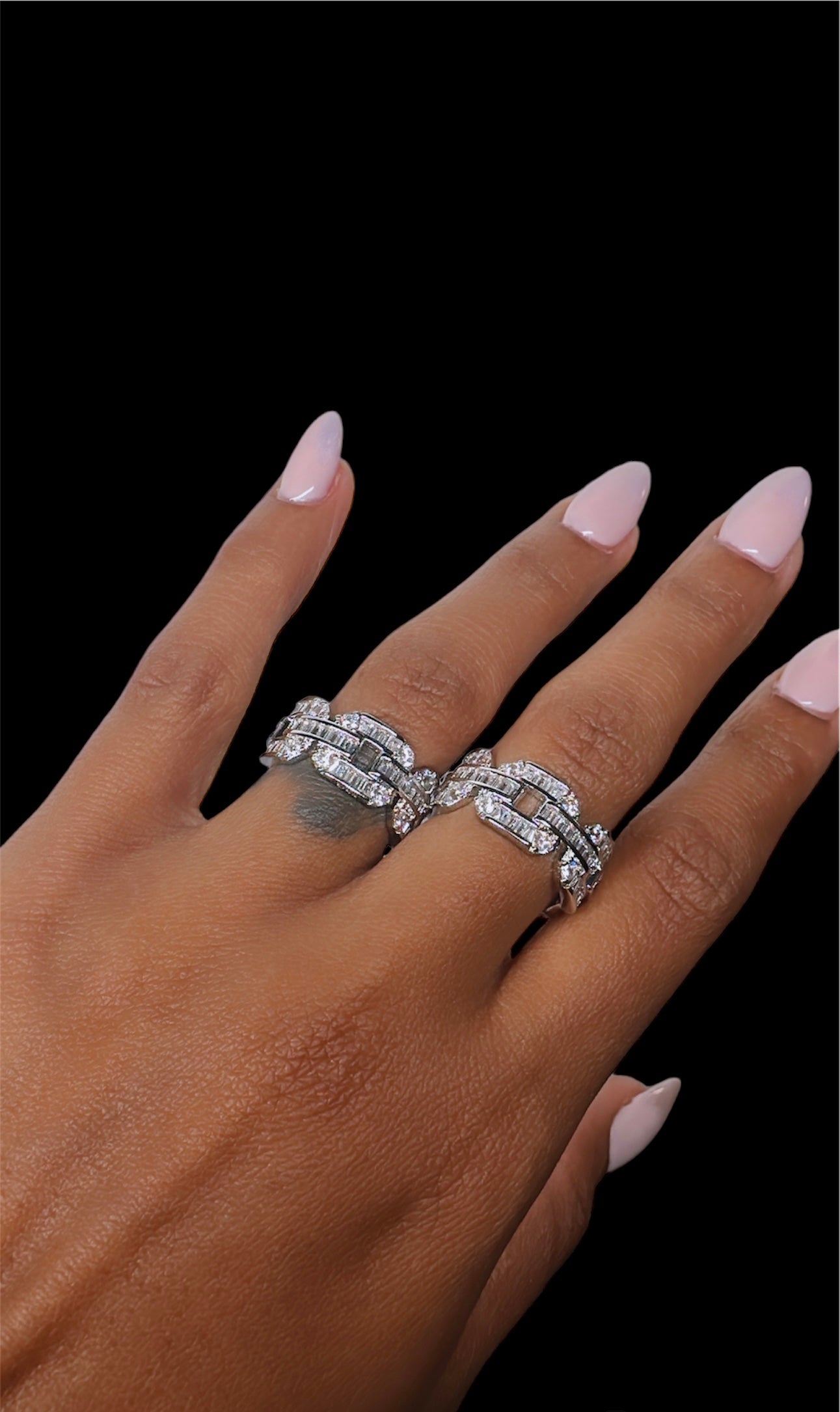 King Baguette Ring