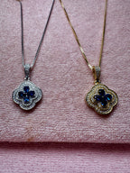 Sapphire Bloom Pendant