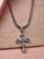 Baguette Cross Ice Chain