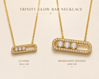 Trinity Glow Bar Necklace