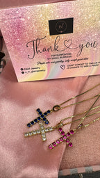 Mini Tennis Cross Chain
