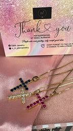 Mini Tennis Cross Chain