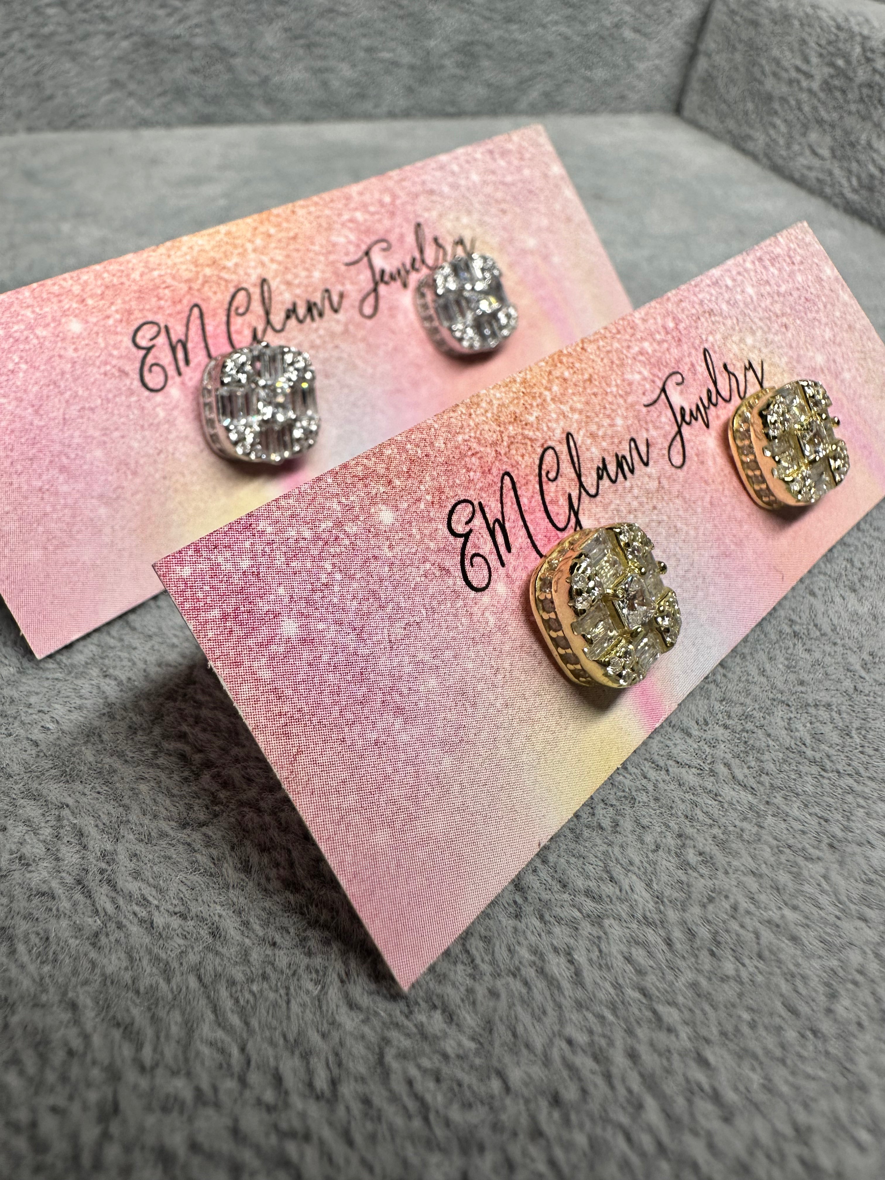 Eternity Baguette Earrings