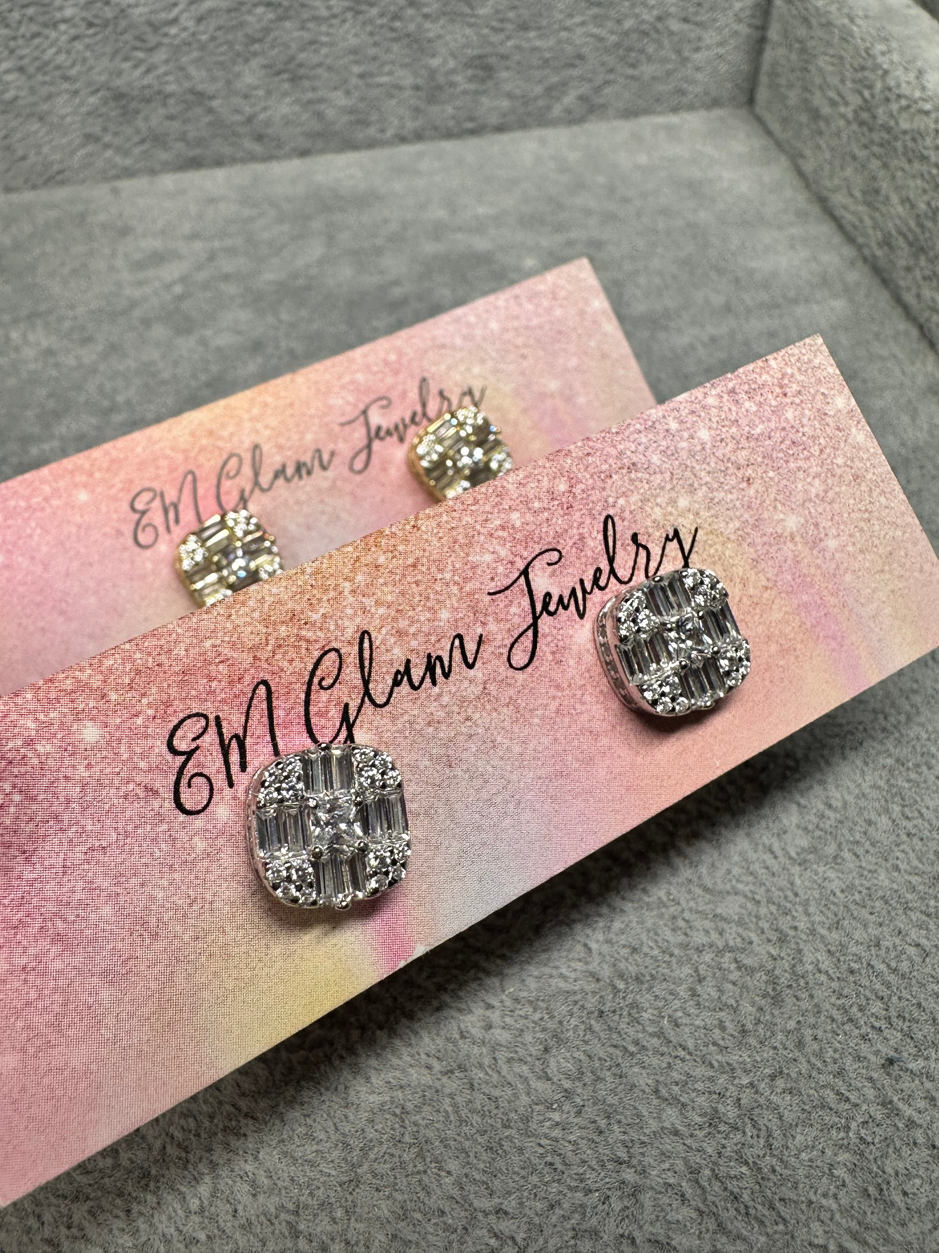 Eternity Baguette Earrings