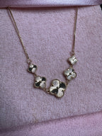 Five Golden Clover Chain