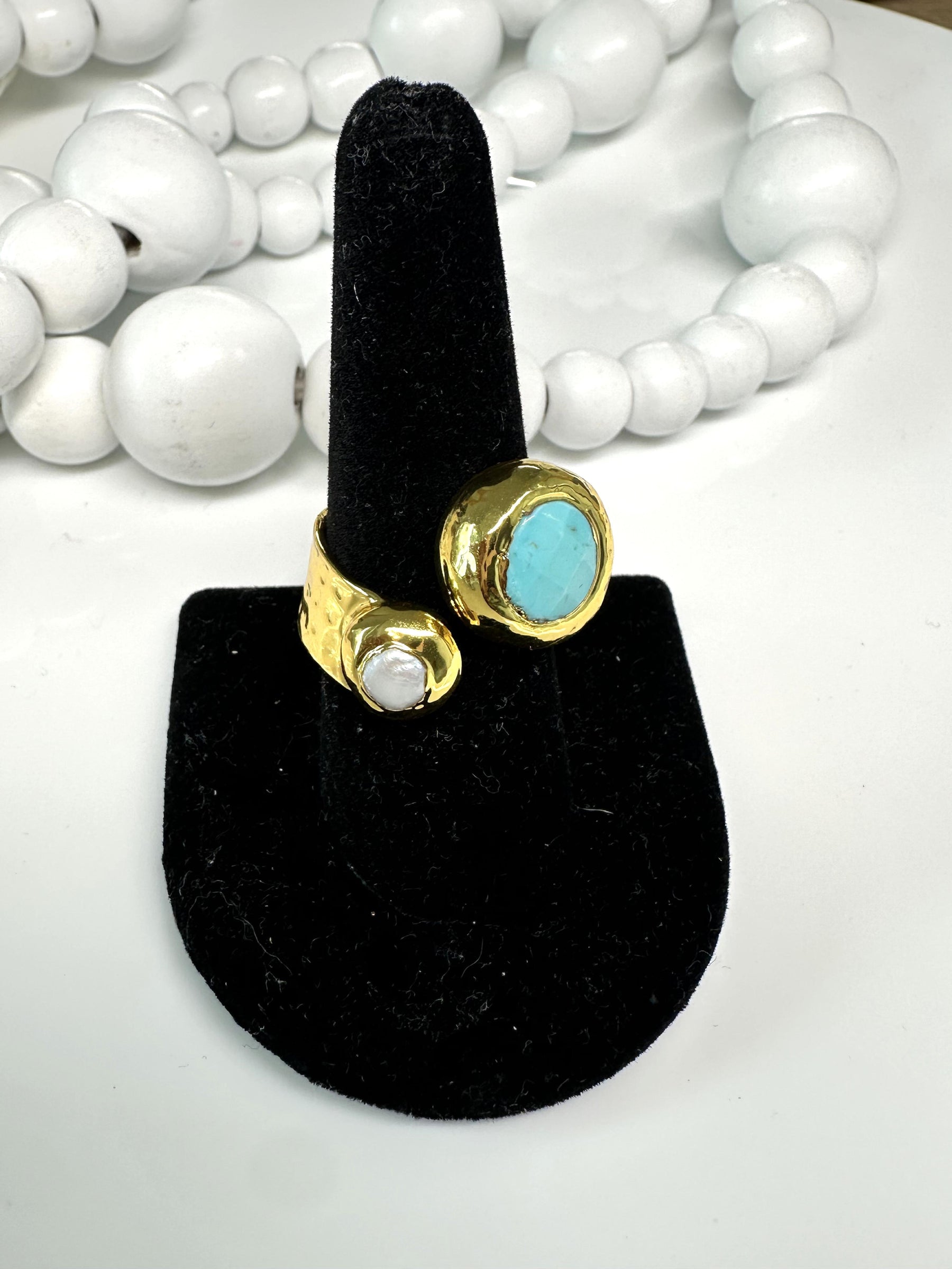 Ocean Stone Duo Ring