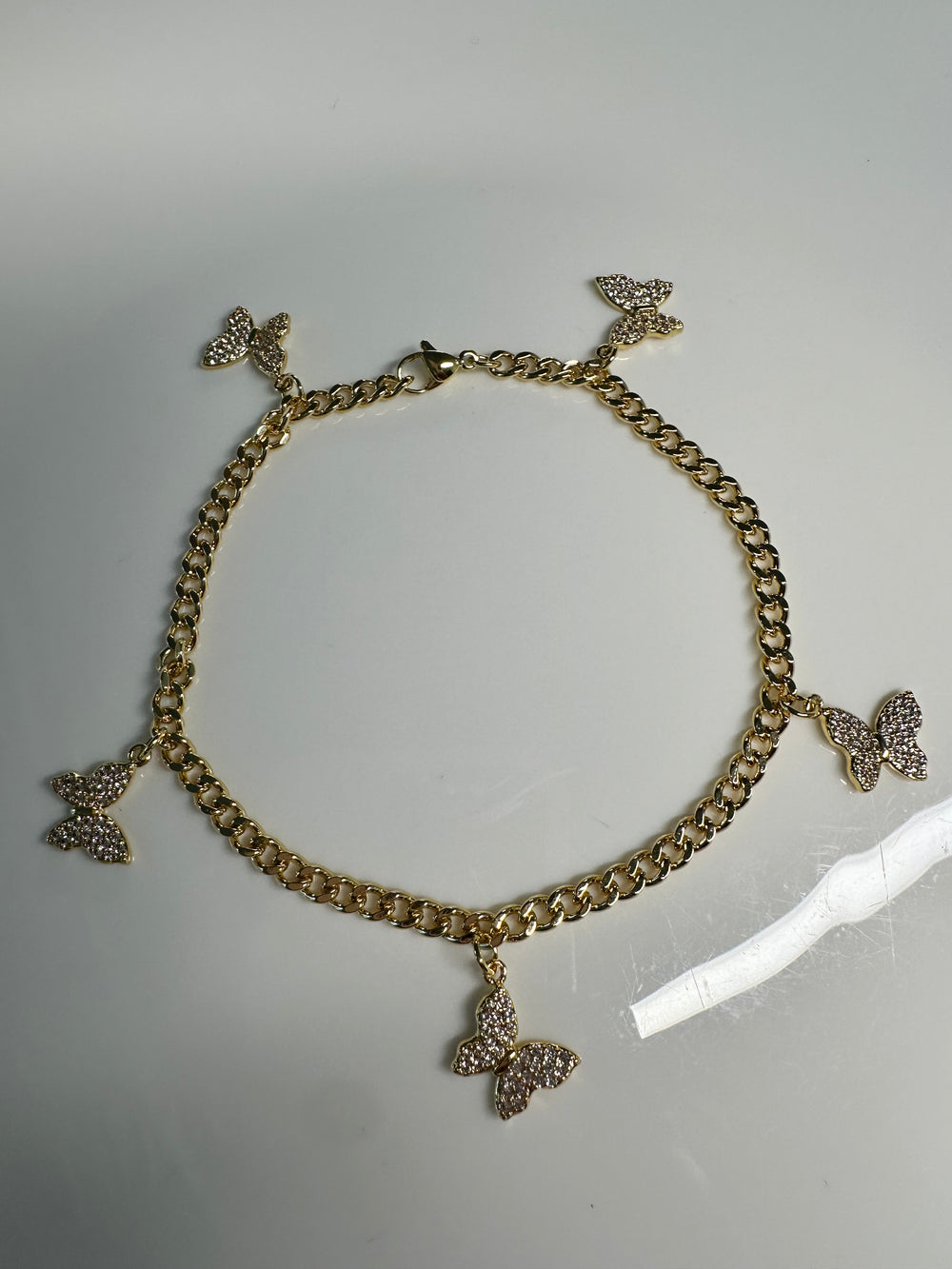 Cuban Small Butterfly Anklet