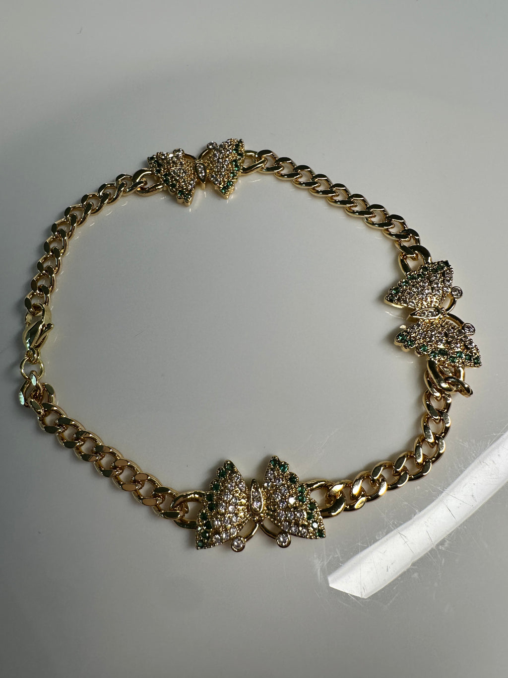 Cuban Big Butterfly Anklet