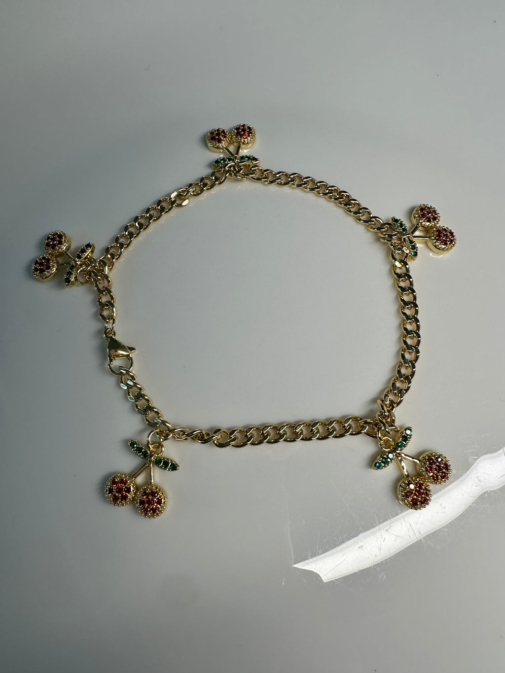Icy Cherry Anklet