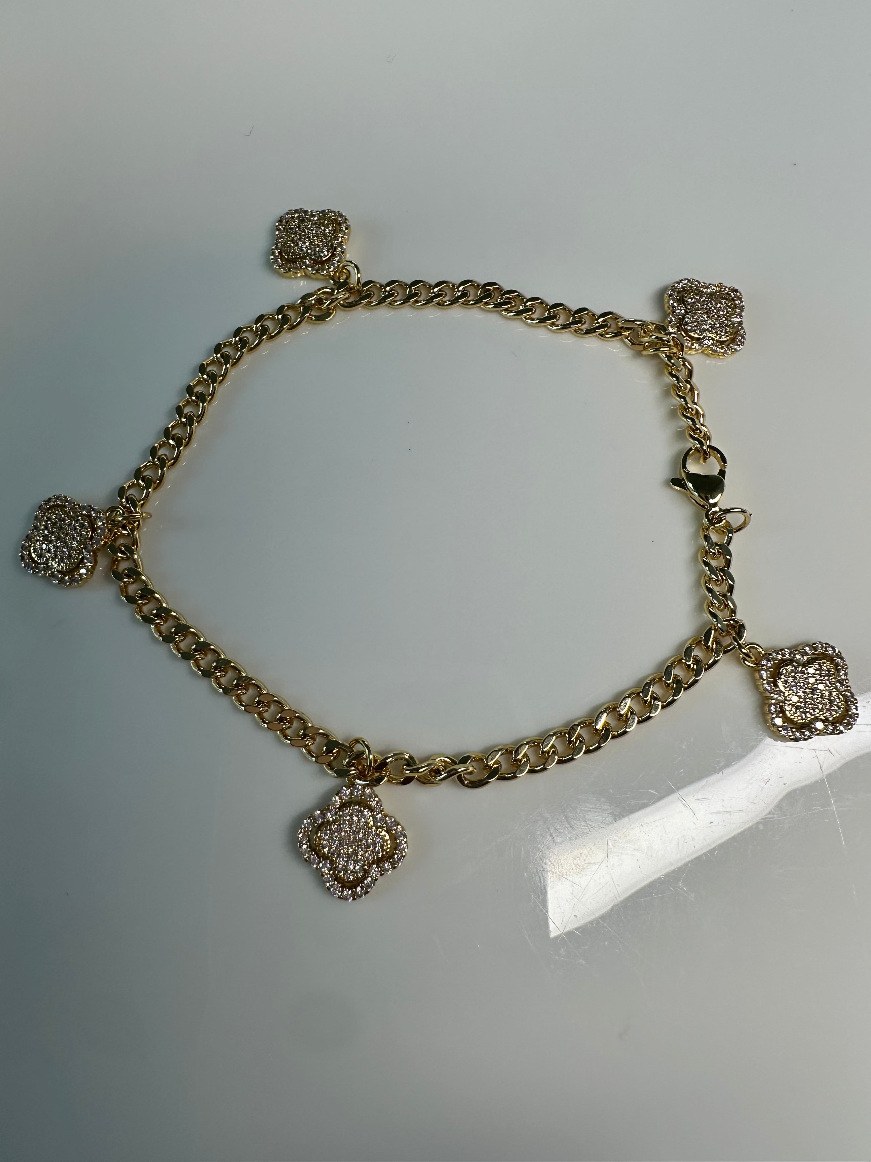Golden Bloom Anklet