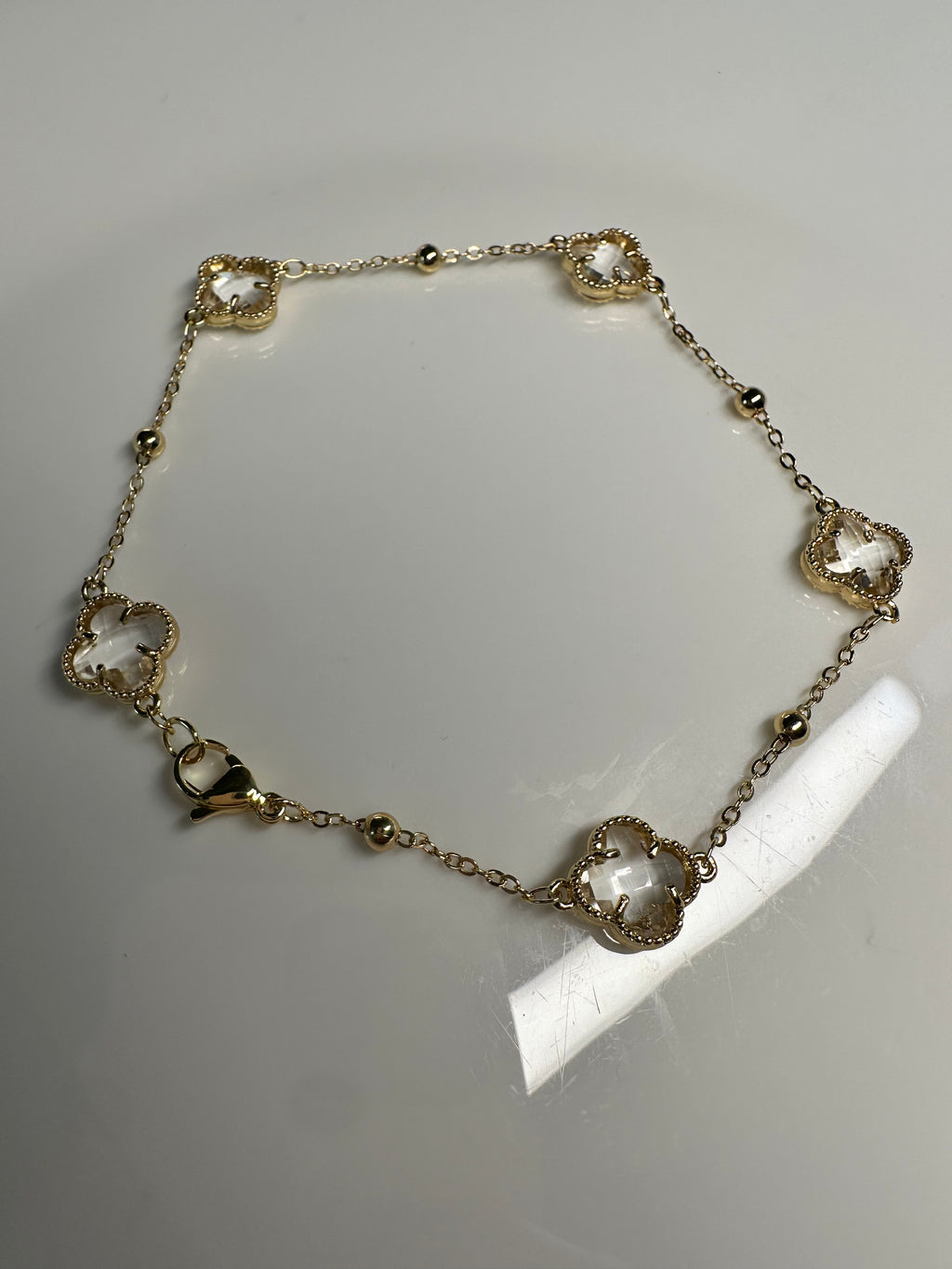 Clover Luxe Anklet
