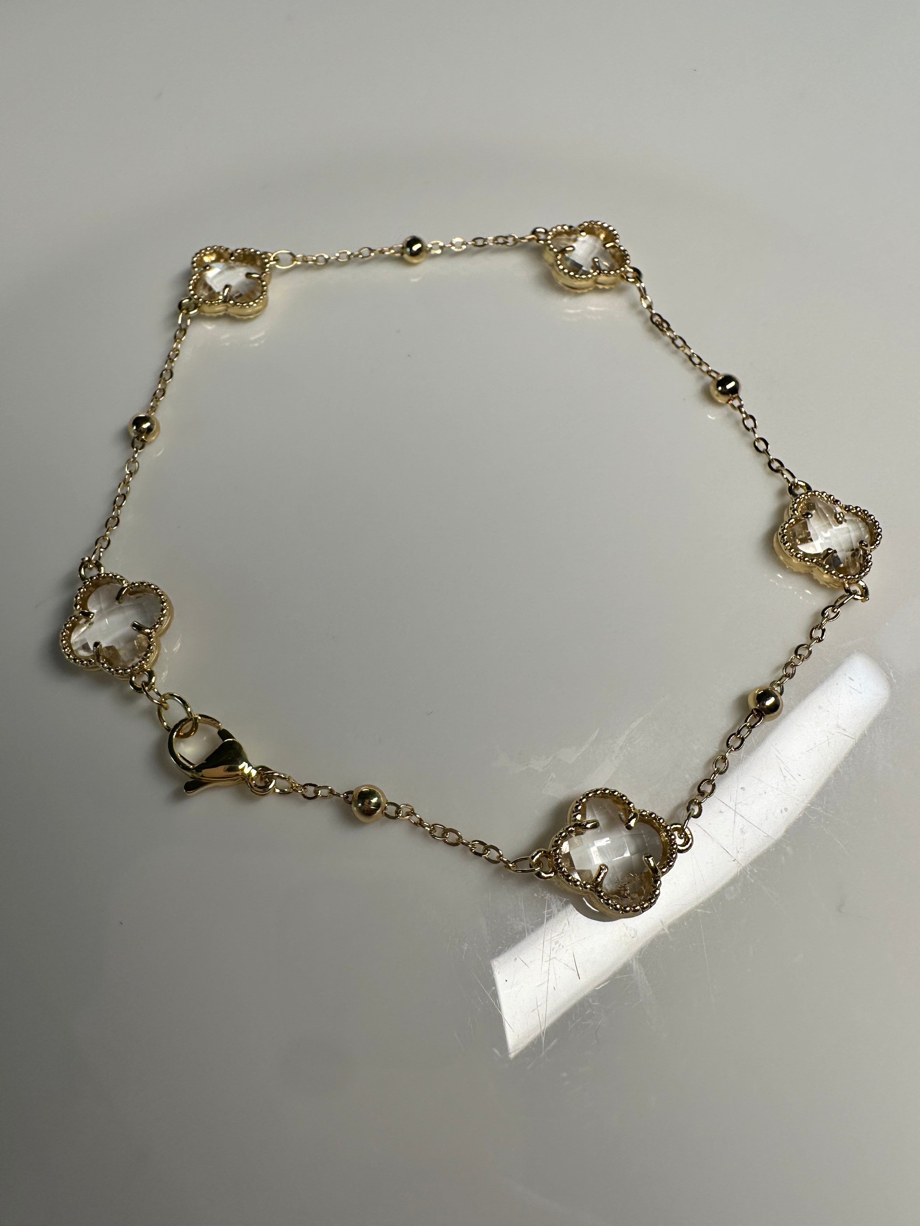 Clover Luxe Anklet