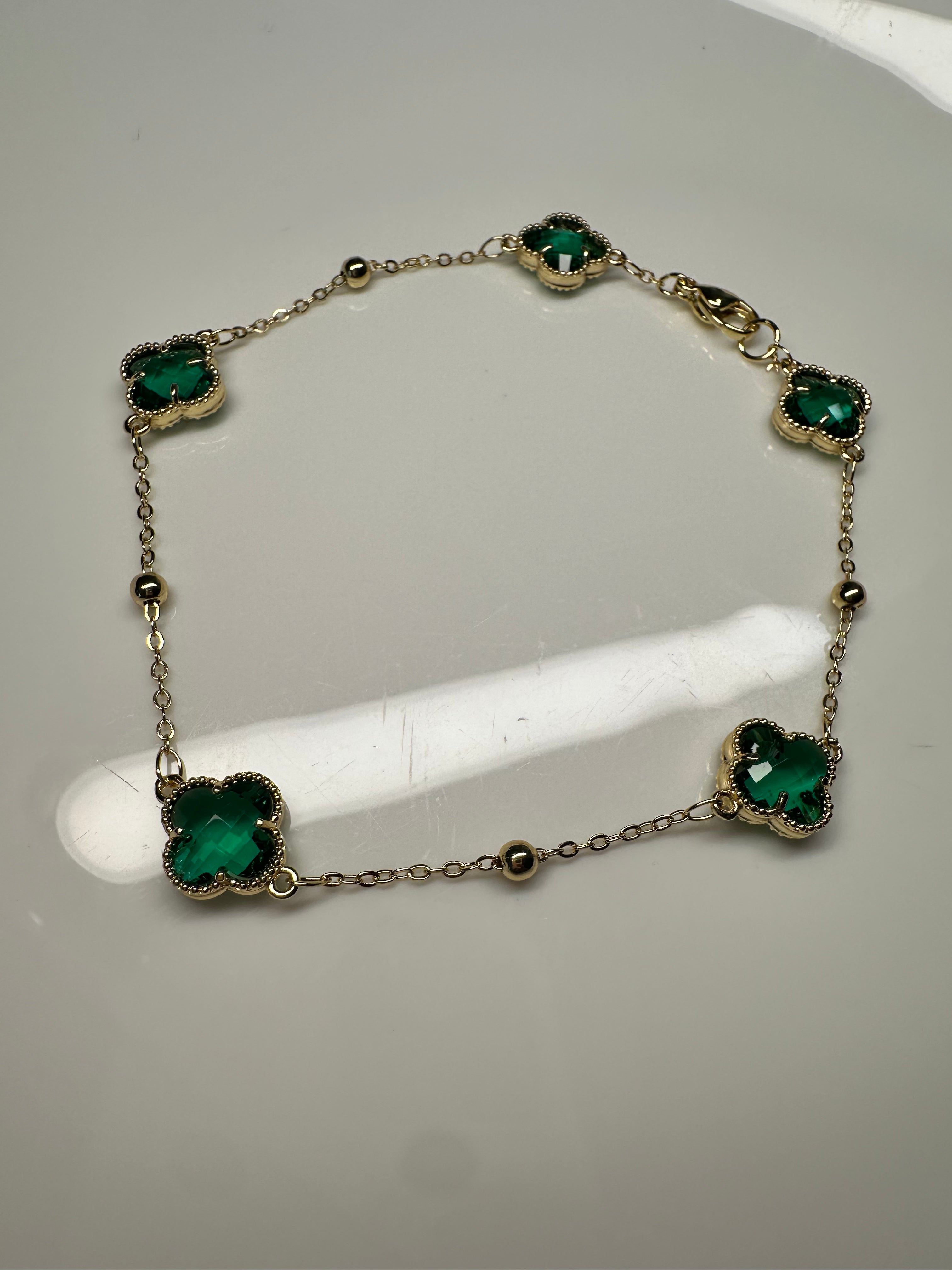 Clover Luxe Anklet