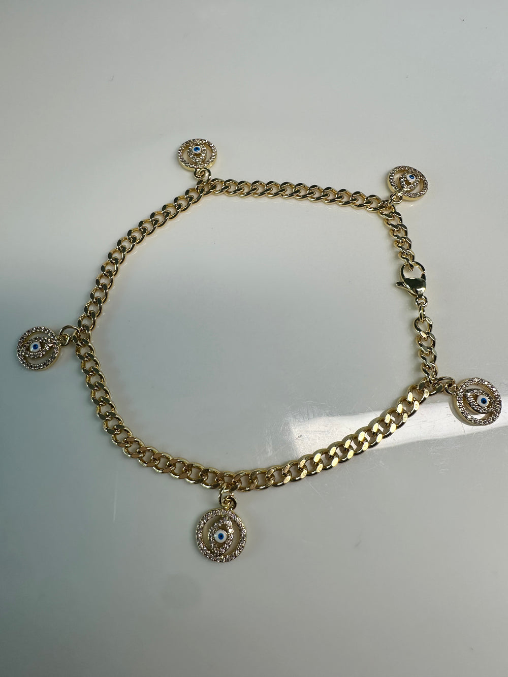 Evil Eye Glow Anklet