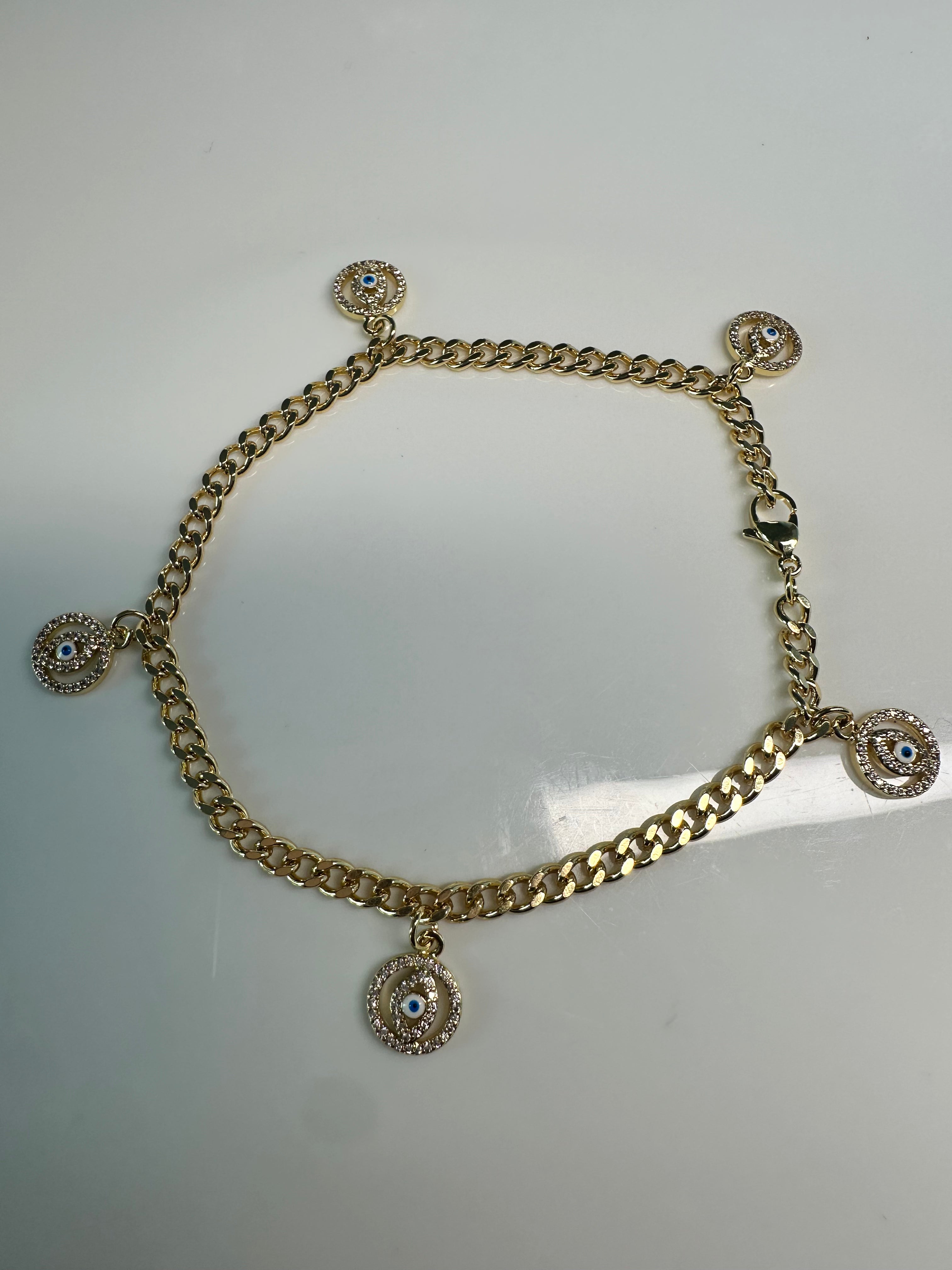 Evil Eye Glow Anklet
