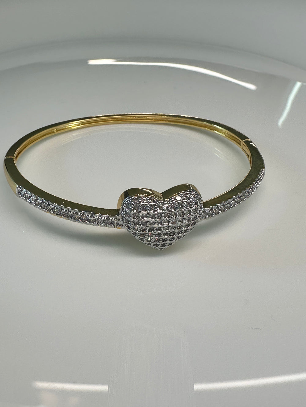 Sparkle Heart Bangle