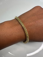 Gilded Ice Bracelet