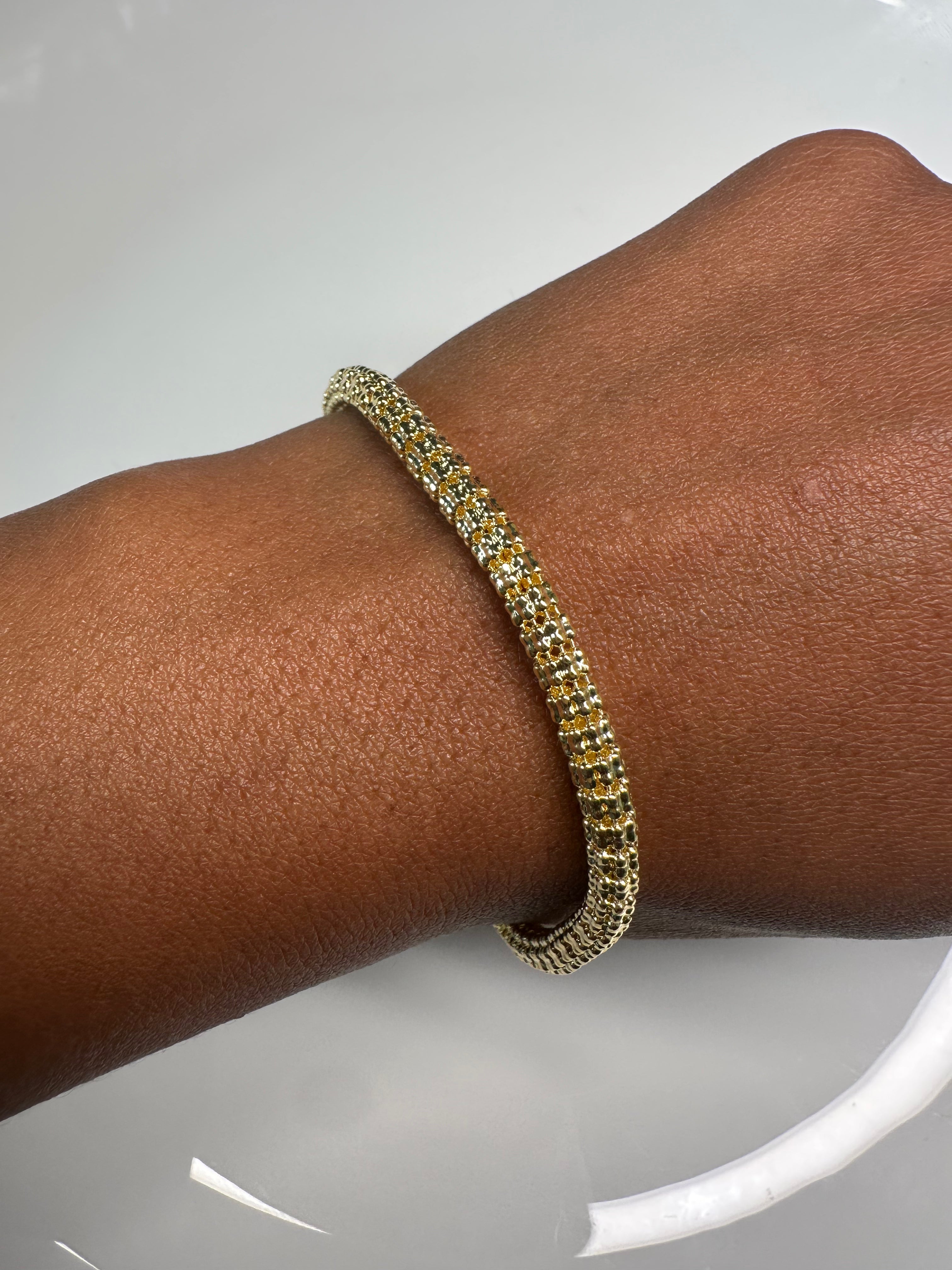 Gilded Ice Bracelet
