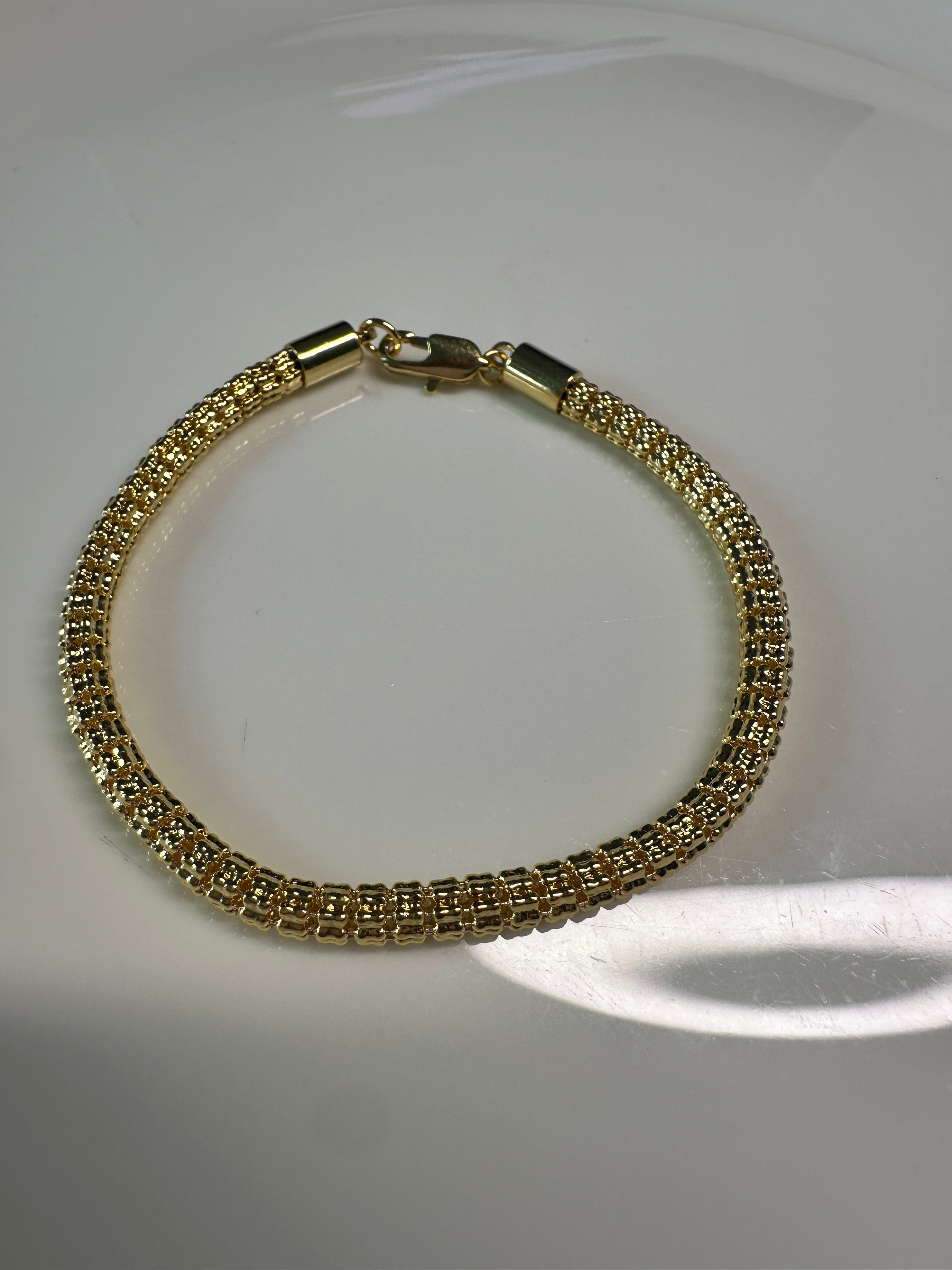 Gilded Ice Bracelet