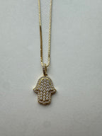 Golden Guardian Hamsa