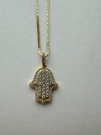 Golden Guardian Hamsa
