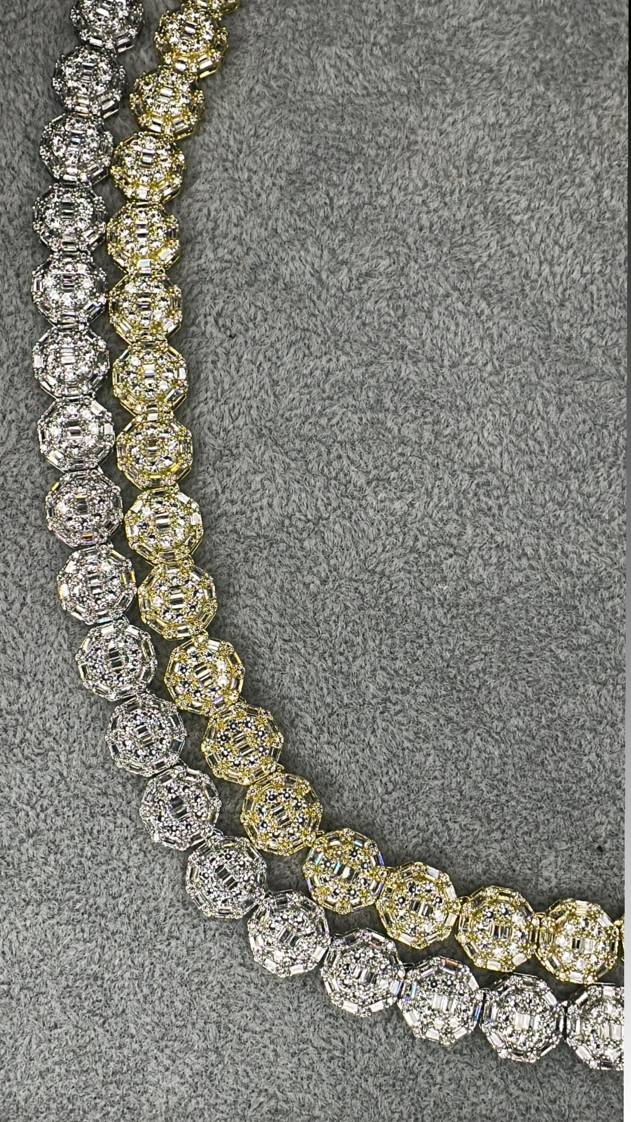Rose Baguette Necklace