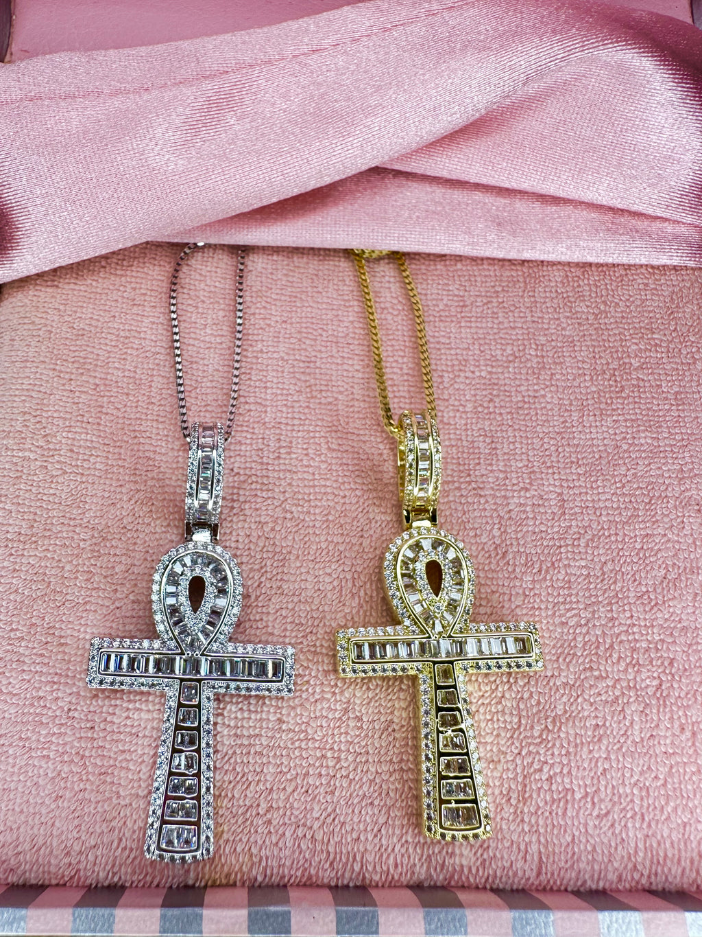 Baguette Ankh Chain