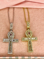 Baguette Ankh Chain